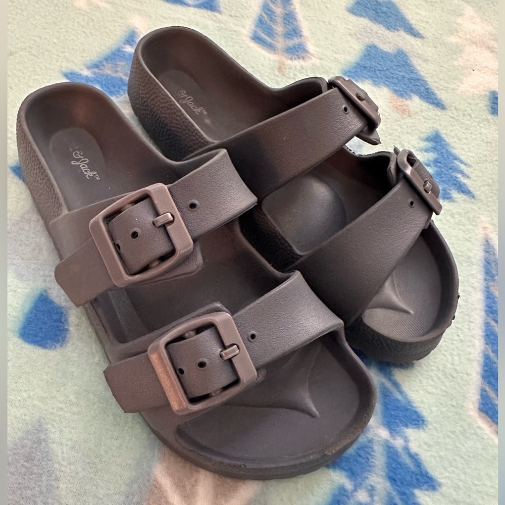 Cat &Jack Kids Black Slide Sandals